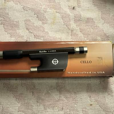 CodaBow Luma Cello Bow - Carbon Fiber - for Multistyle playing, fiddling, light weight image 1