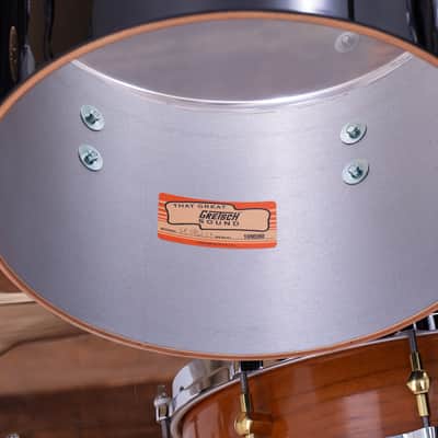 GRETSCH USA CUSTOM 7 PIECE PHIL COLLINS REPLICA CONCERT TOM DRUM KIT, NITRON BLACK (PRE-LOVED) image 13