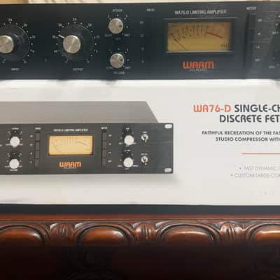 Warm Audio WA76-D Single Channel FET Compressor 2024 - Present - Black image 2