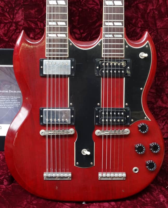 Gibson EDS-1275 Jimmy Page Aged/Signed & Played Ultimate Collectable Custom Shop Model image 1