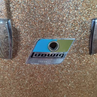 Ludwig Pro Beat Rack Tom 14" x 15" 1976 - Champagne Sparkle image 5
