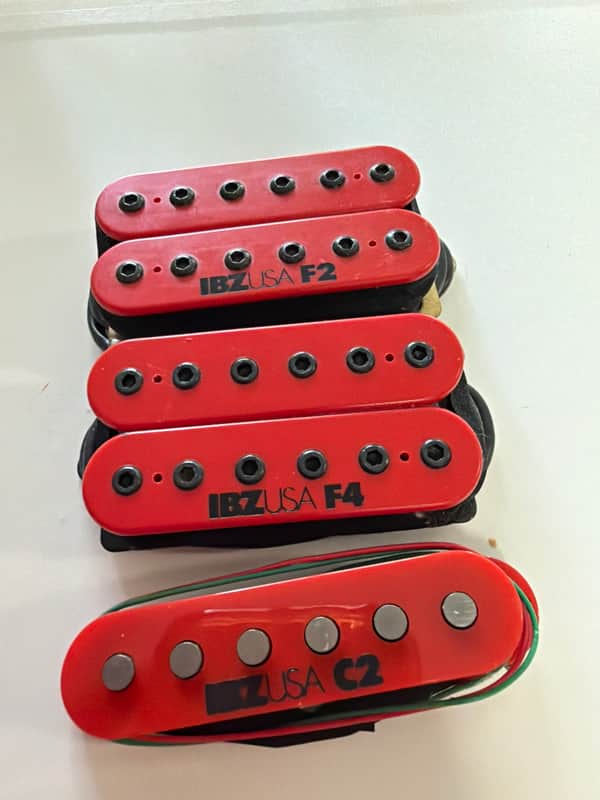 DiMarzio IBANEZ SET F2/F4/C2 2000 - Ruby red image 1