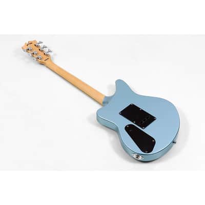D'Angelico Premier Series Bedford SH Limited-Edition Electric Guitar With Tremolo - Ice Blue Metallic image 2