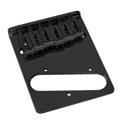 Gotoh GTC202 6-Saddle Bridge For Telecaster Black Finish TB-0030-003 image 1