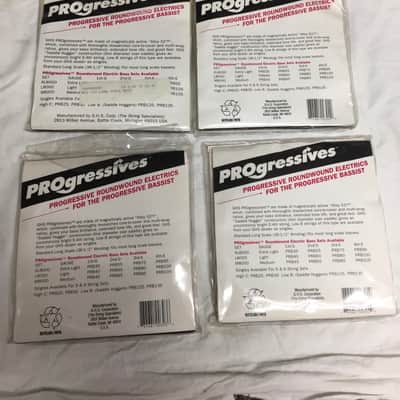 GHS Progressive Bass Strings 4 Set Lot: 2 Med M8000, 2 Light L8000 image 3