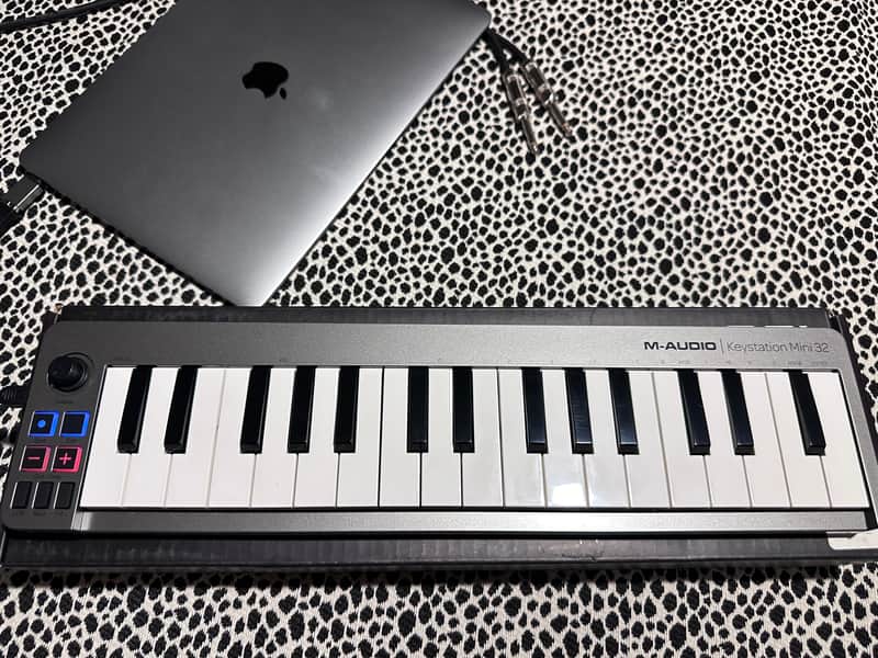 M-Audio Keystation Mini 32 MIDI Keyboard Controller 2011 - 2018 - Grey image 1