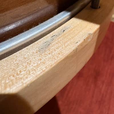 Tama LMP1465FSEN 6.5x14" S.L.P. Series Studio Maple Snare Drum with Wood Hoops 2013 - Present - Sienna Maple image 7