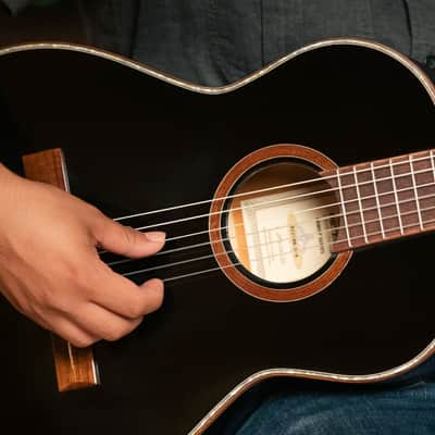 Ortega R221BK-3/4 Family Series Spruce Top Mahogany Neck 3/4-Size Nylon 6-String Classical Acoustic Guitar w/Gig Bag image 21