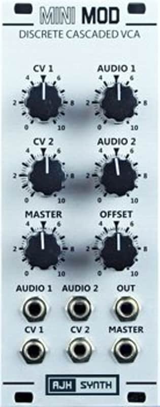 AJH SYNTH MINIMOD VCA SILVER : BRAND NEW :  [DETROIT MODULAR] image 1