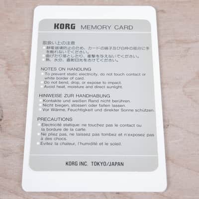 Korg WPC-OAD Internal Pre-Load Data (Bank 3) Card - White image 3