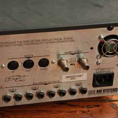 E-MU E4XT Ultra Rackmount Sampler image 7