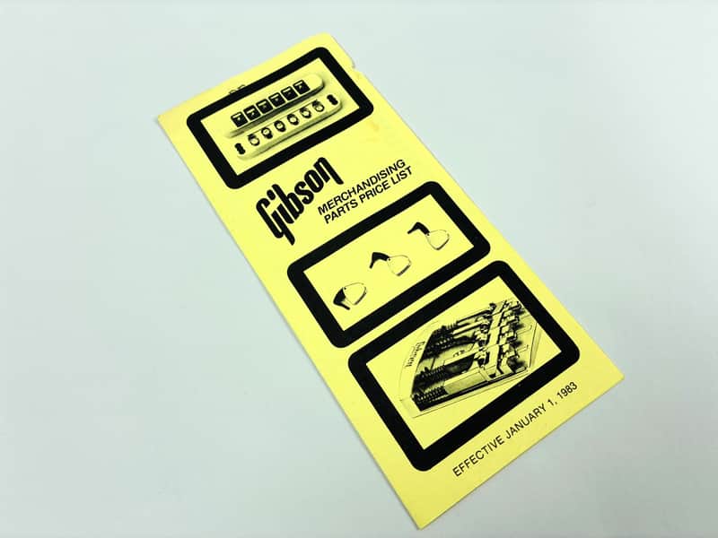 Gibson Suggested Retail Price List – February 1, 1985 image 1
