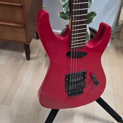 ESP THE JUNIOR Ferrari Red Jackson lawsuit headstock Japanese Super Strat MIJ JAPAN image 6