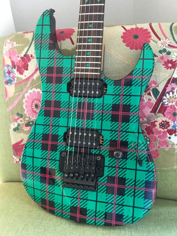 Yamaha RGX820R Blues Saraceno Signature Plaid image 1