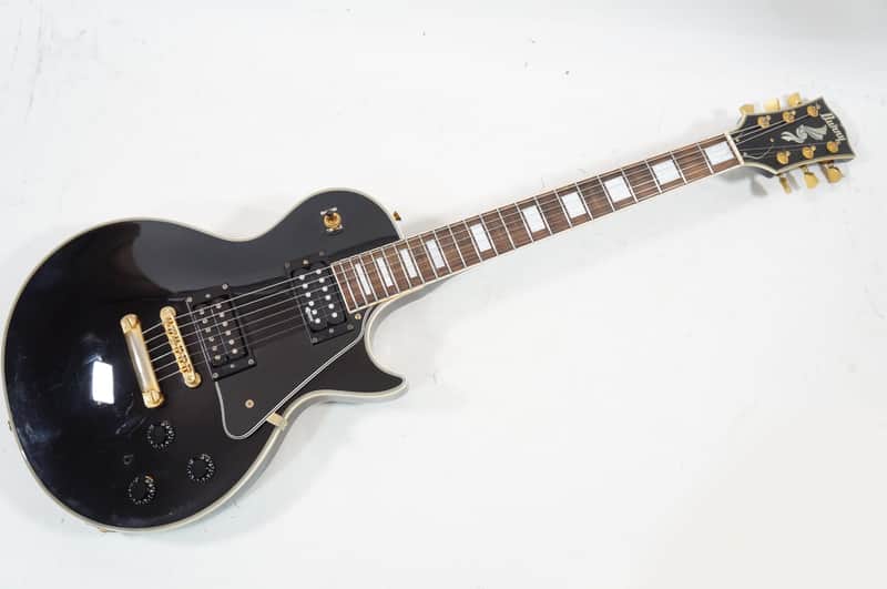Burny RLC-65S SUSTAINER Les Paul Custom Fernandes BLACK | Reverb UK