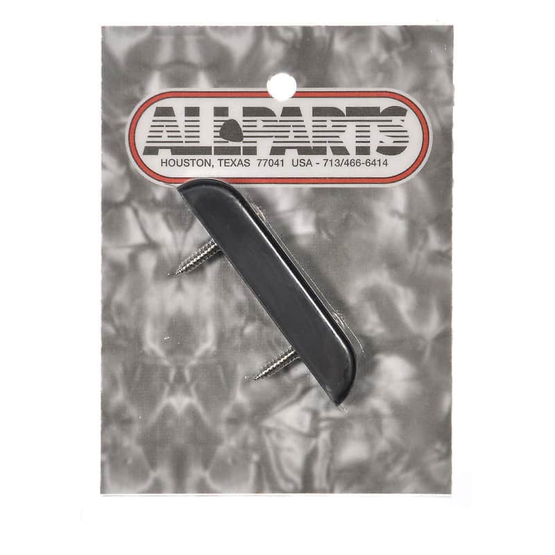 Allparts Bass Thumbrest - Black Plastic image 1