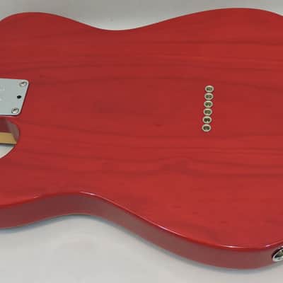 Fender American Professional Telecaster 2017 - Crimson Red Transparent image 4