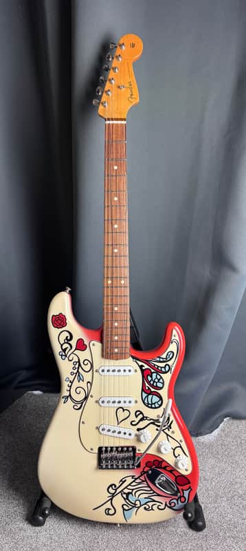 Fender Jimi Hendrix Artist Series Signature Monterey Stratocaster 2017 Monterey Graphic