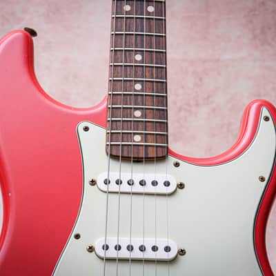 FENDER USA Custom Shop '63 Reissue Stratocaster Journeyman Relic "Fiesta Red" (2022) image 5