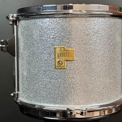 Arbiter 20/10/12/14/5.5x14" Advanced Tuning Drum Set - Silver Sparkle image 8