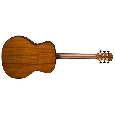 Luna Art Recorder All Solid Wood Acoustic Guitar, 21 Frets, C Neck, Rosewood Fretboard, Satin Natural image 9