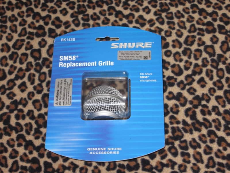 new in package genuine Shure RK143G SM58 Replacement Grille image 1