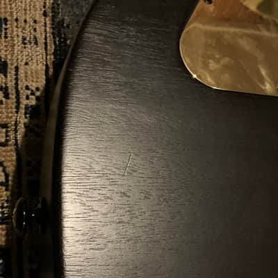 2021 Gibson Demo Shop Les Paul Raven Modified Tribute Flamed Neck Black & Gold image 15