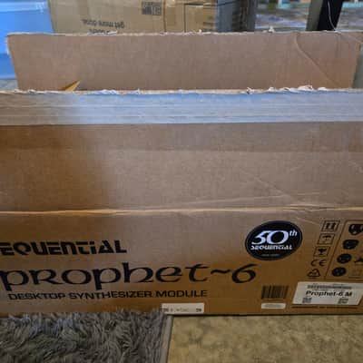 Sequential Prophet-6 Desktop 6-Voice Polyphonic Synthesizer 2018 - 2020 - Black with Wood Sides image 13