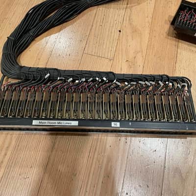 Switchcraft 48 point TRS patchbay x2 with Christmas Trees TRS 1980s - Black image 3