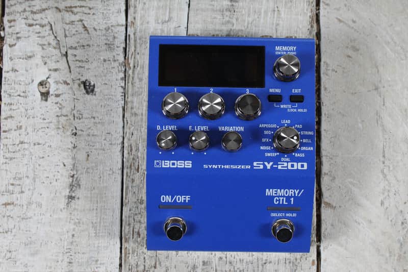 Boss SY-200 Guitar Synthesizer Pedal Electric Guitar & Bass Synth Effects Pedal image 1