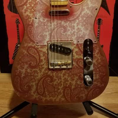 Crook Custom Vintage Pink Paisley Telecaster image 1