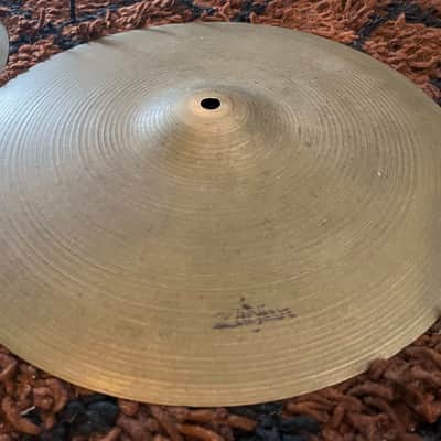 Vintage 1960s-1970s Avedis Zildjian Hi-Hats 14" Cymbals '60s '70s Hi Hat Set image 3