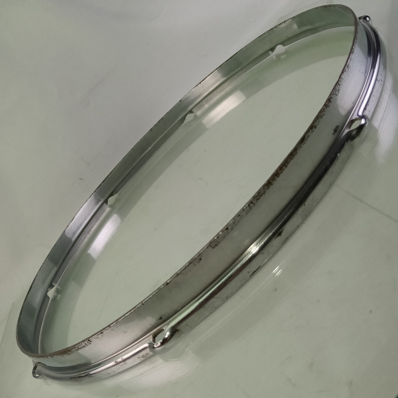 Slingerland 16"COB Stick-Chopper Radio King Floor Tom Drum Chrome-BRASS Rim/Hoop — main photograph