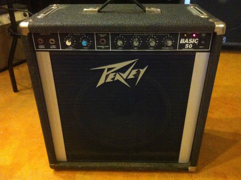 Vintage PEAVEY Basic 50 Bass Amplifier Amp 12" 50W NICE image 1
