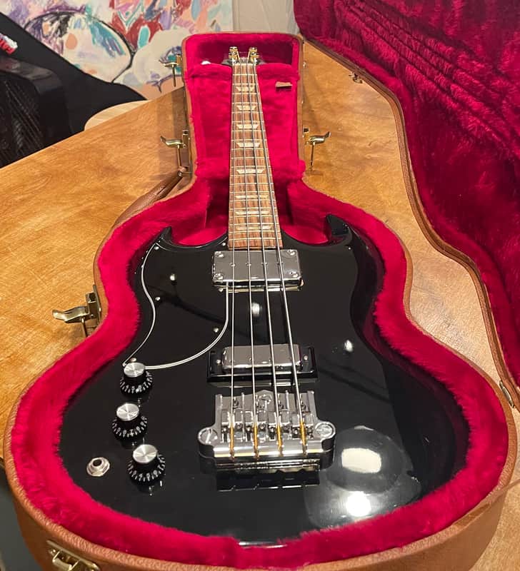 Gibson SG Standard Bass 2018 - Ebony - Left-Handed image 1