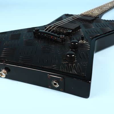 2006 LTD ESP Diamond Plate Black EX-400 BD Electric Guitar image 12