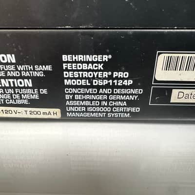 Behringer Feedback Destroyer Pro DSP1124P image 6