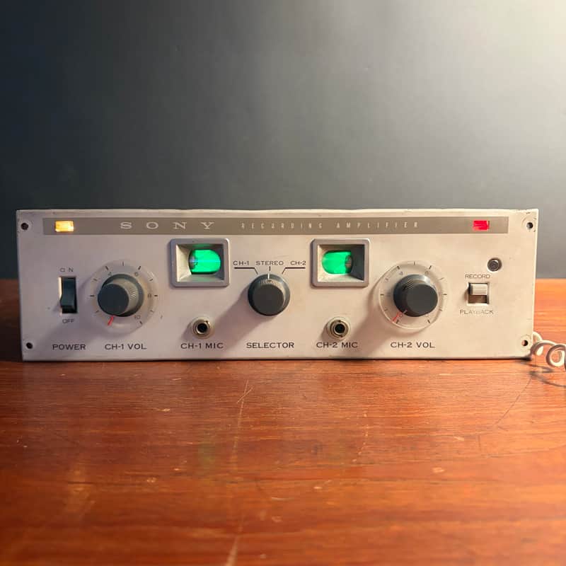 1963 Sony SRA-2 twin tube preamps vintage ( sra-3 viking akai m-7 m-8 roberts ) image 1