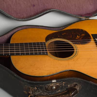 C. F. Martin  00-18 Flat Top Acoustic Guitar (1932), ser. #51679, black hard shell case. image 15