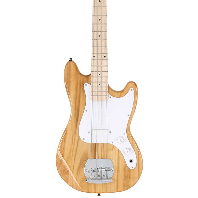 Glarry 30in GB Electric Bass Guitar Short Scale Burlywood image 1