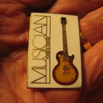 Gibson Guitar International Musician Miniature Lapel Hat Pin Extremely Detailed image 1