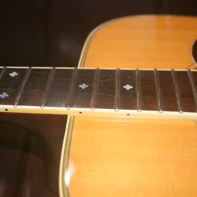 1975 Bluebell W-400, Gallagher Doc Watson style guitar by Fujigen with Under saddle PU by Fujigen, Hoshino Gakki image 24