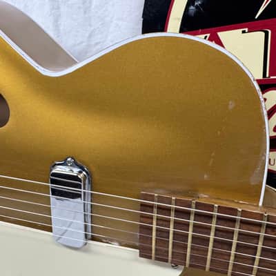 Kay K130 K-130 Archtop Guitar with Chipboard Case 1950s - Gold / Goldtop image 3