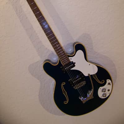 Semie Moseley's PERSONAL Mosrite Blue Gospel Prototype 1965-67 Transparent Blue image 5