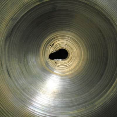 18" Vintage Trans Stamp Avedis Zildjian Cymbal 1635g sizzle holes image 10