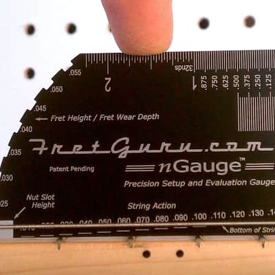 FretGuru 2 Precision 8-in-1 Guitar String Action Gauge Fret Rocker Setup and Evaluation Pro Luthier image 6