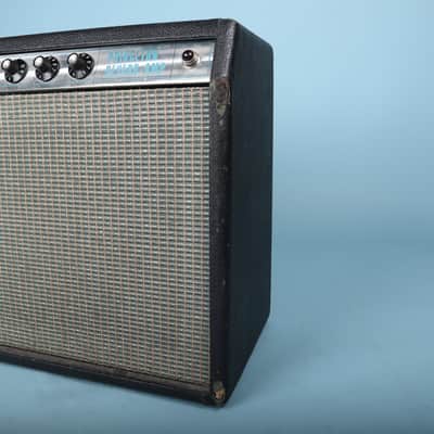 1972 Fender Princeton Reverb Guitar Amplifier Amp Silverface image 2