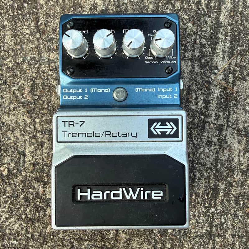 DigiTech Hardwire TR-7 Tremolo/Rotary 2010s - Blue | Reverb