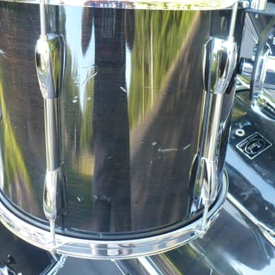 1999 Pearl Export Select Ebony Mist Rare- Mahogany/Poplar/Birch Shells image 3