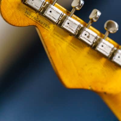 Partscaster Navacaster - Sonic Blue Nitro Relic 2021 Sonic Blue image 14